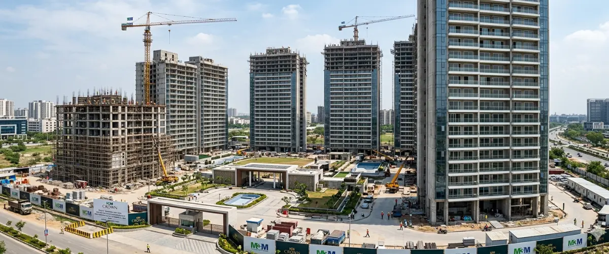 M3M Crown Construction May 2026