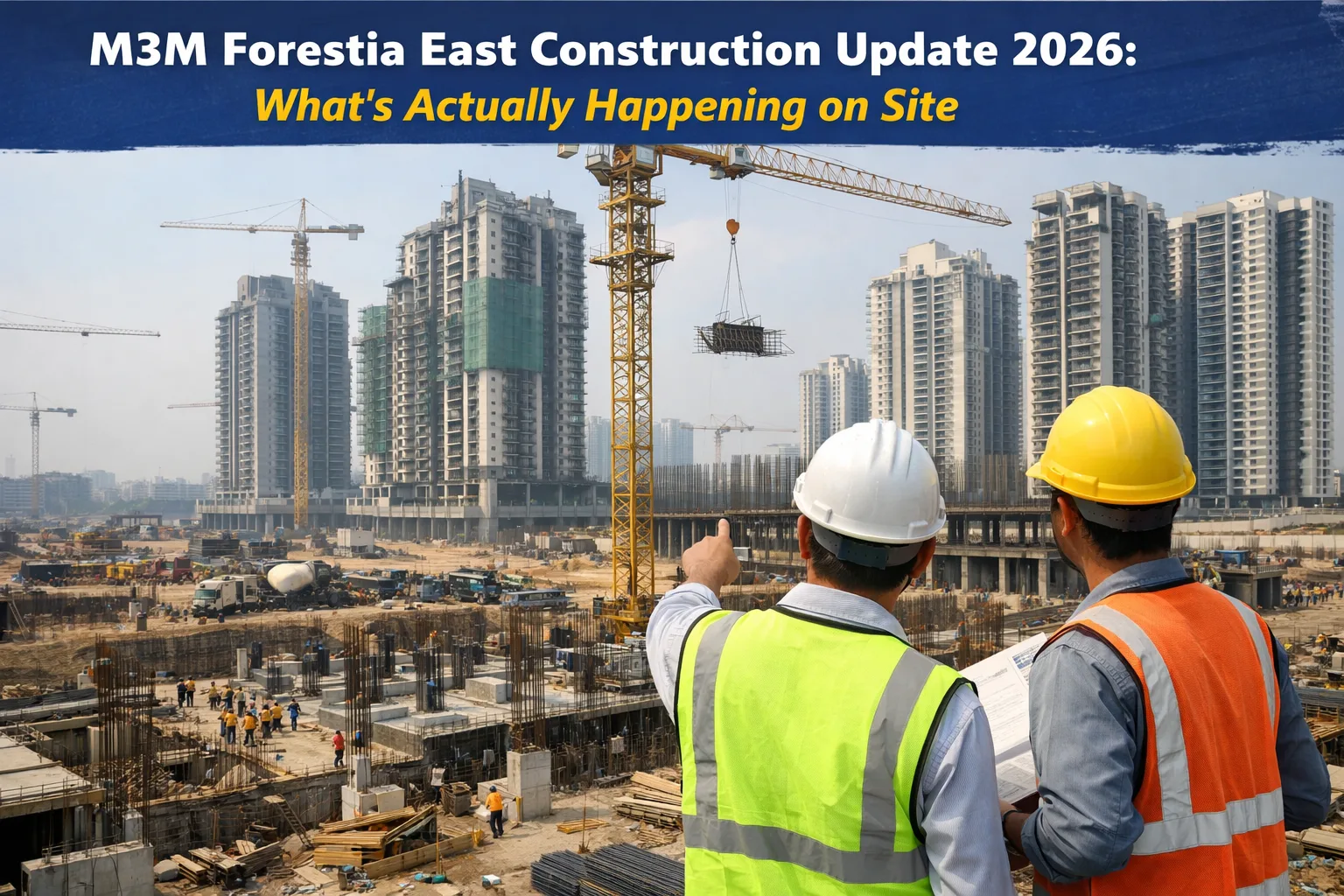 M3M Forestia East Construction Update May 2026