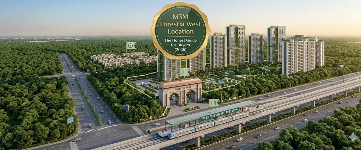 https://m3mpremium.in/M3M Forestia West Location