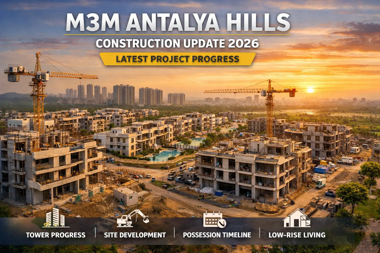 M3M Antalya Hills Construction