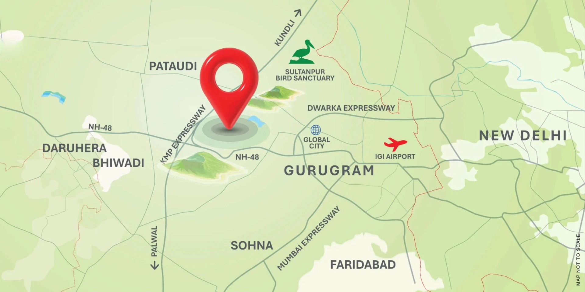 M3M GIC Manesar Location