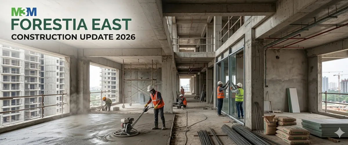 https://m3mpremium.in/M3M Forestia East Construction Update 
