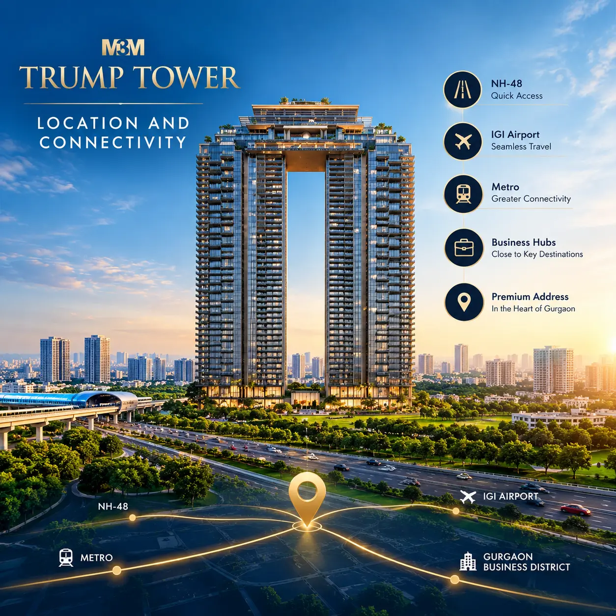 https://m3mpremium.in/M3M Trump Tower