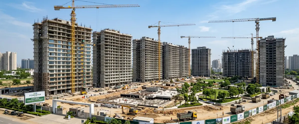 M3M Forestia East Construction Update May 2026