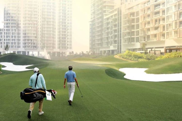 Golf Course with High-Rises