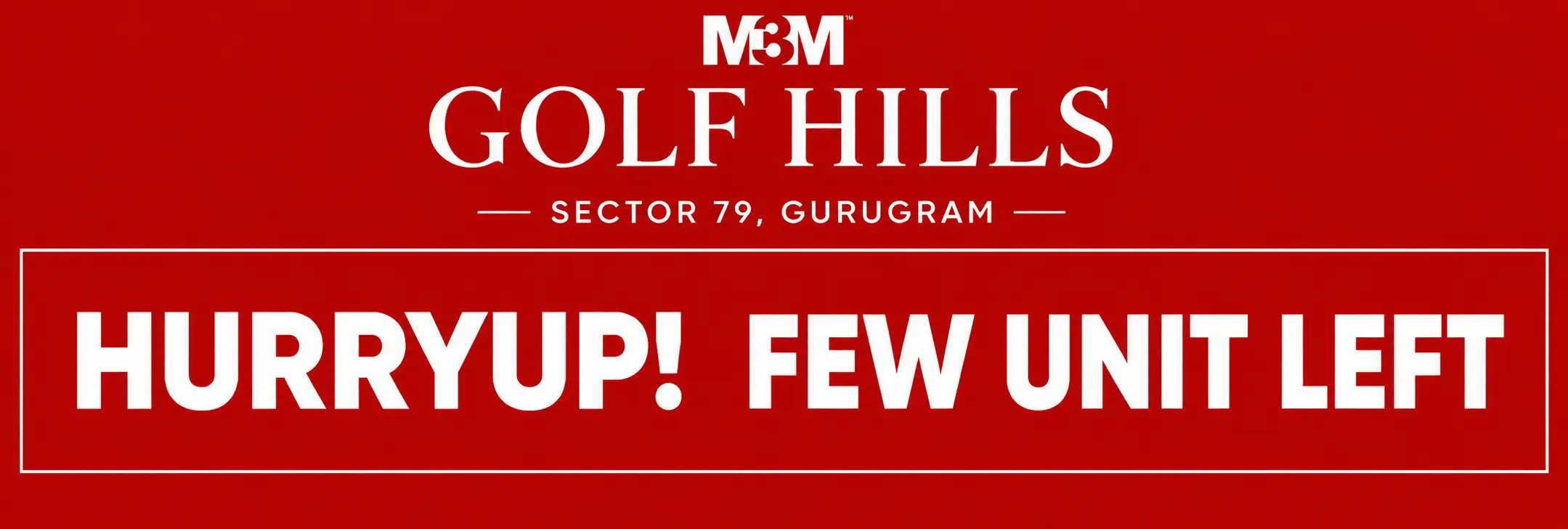 M3M Golf Hills Offer