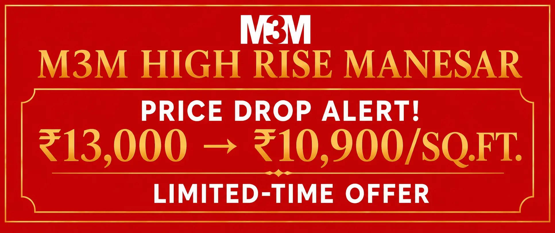 M3M High Rise Offer