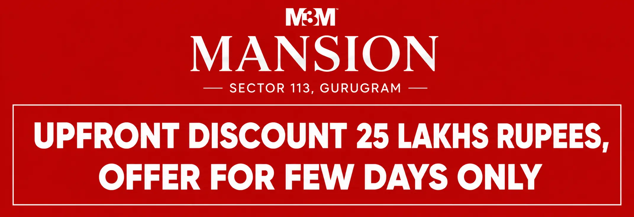 M3M Mansion offer