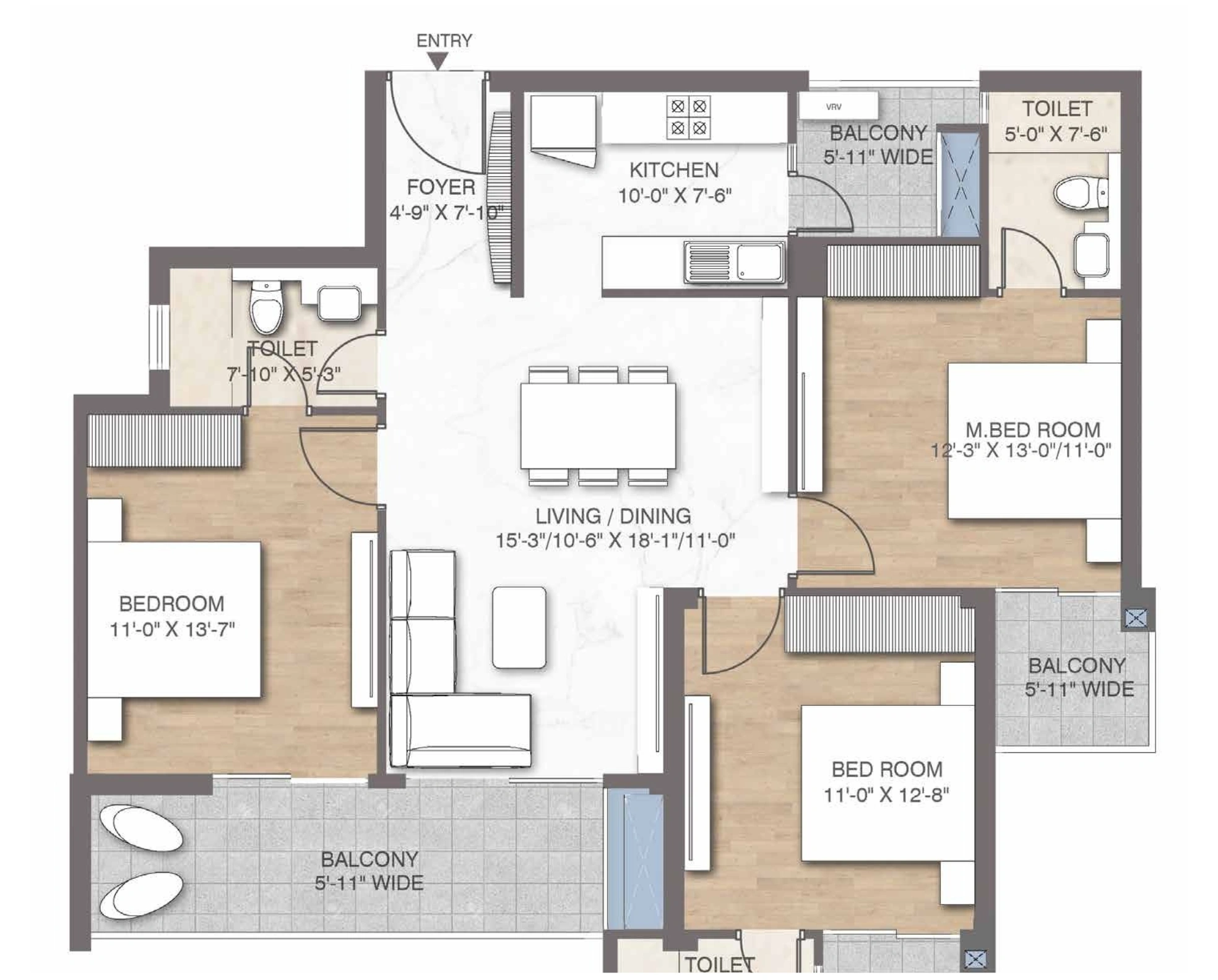 3 BHK