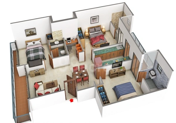 3BHK