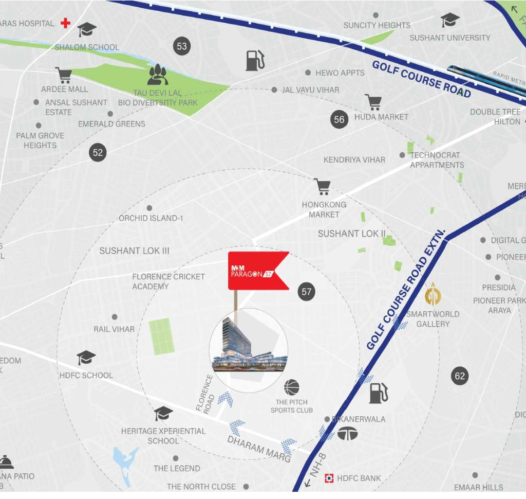 M3M Paragon Location