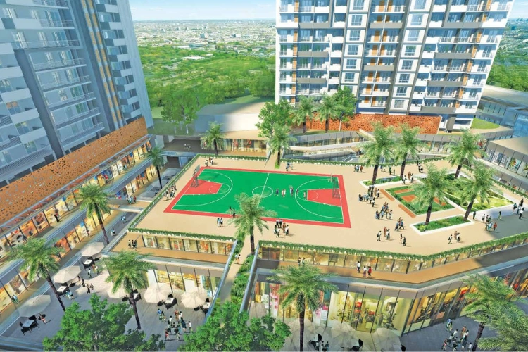 Residential Complex with Central Recreational Area