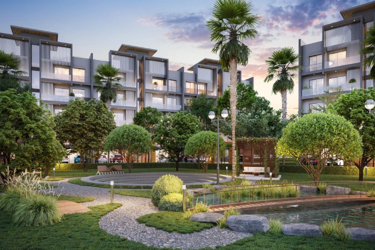 Residential Buildings with Landscaped Gardens