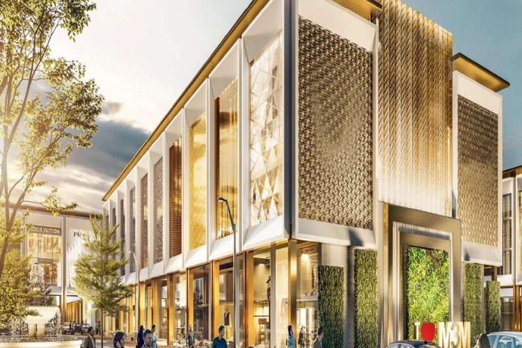 Luxury Commercial Building with Greenery