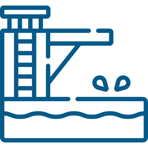 Infinity-edge outdoor pool